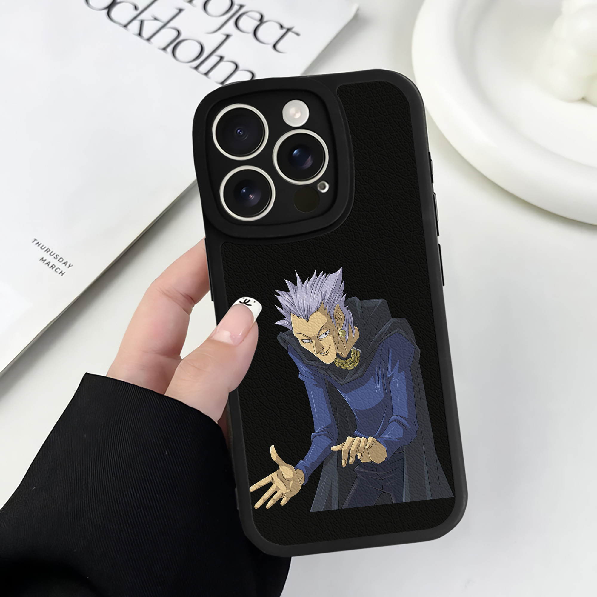 遊☆戯☆王 Yu-Gi-Oh! 【iPhone 16シリーズ対応】シリコンスマホケース（レザー調） 材質：シリコン